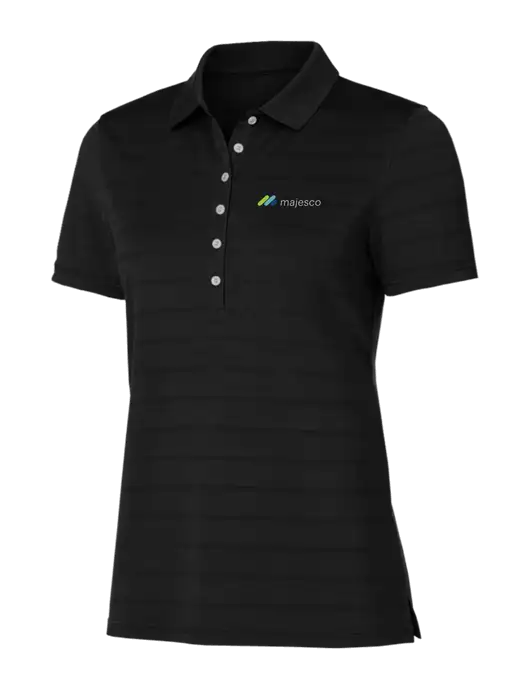 Callaway Womens Black Ventilated Polo w/Majesco Logo