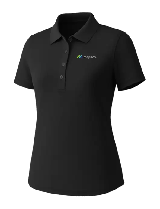 Callaway Womens Core Black Performance Polo w/Majesco Logo