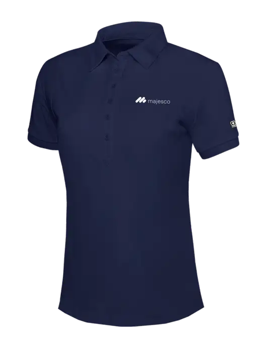 OGIO Womens Navy Jewel Polo w/Majesco Logo