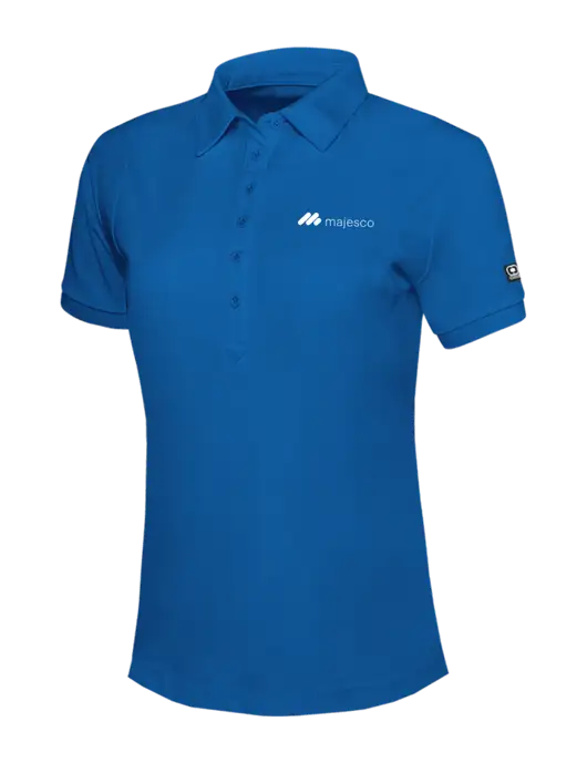 OGIO Womens Royal Blue Jewel Polo w/Majesco Logo