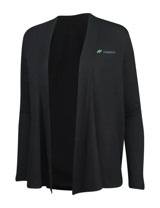 Black Womens Concept Cardigan w/Majesco Logo