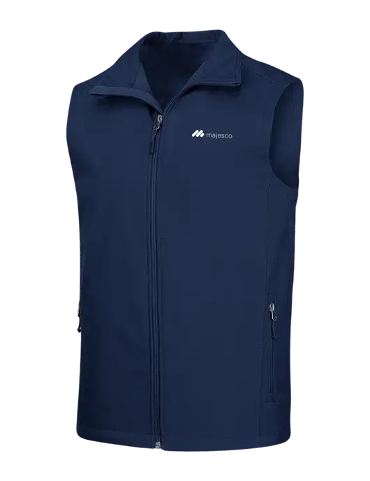 Navy Core Soft Shell Vest w/Majesco Logo
