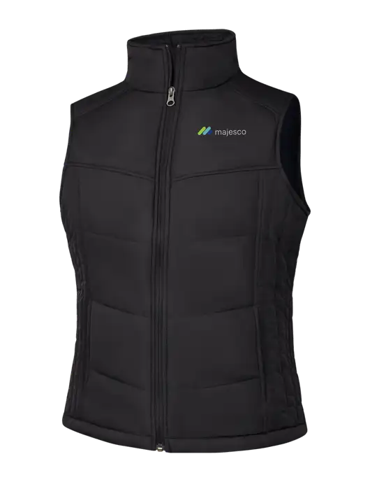 Womens Black/Black Vest w/Majesco Logo
