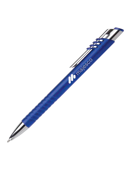 Schirhart Blue Pen - Black Ink w/Majesco Logo