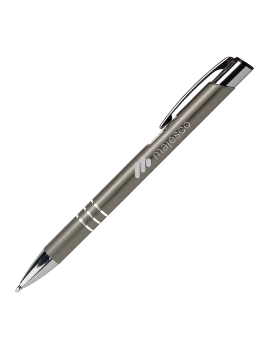 Laurent Gunmetal Pen - Black Ink w/Majesco Logo