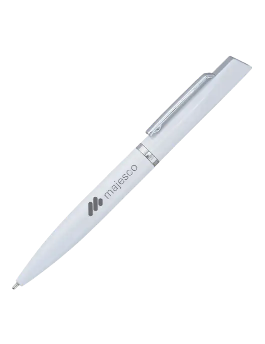 Santos White Pen - Black Ink w/Majesco Logo