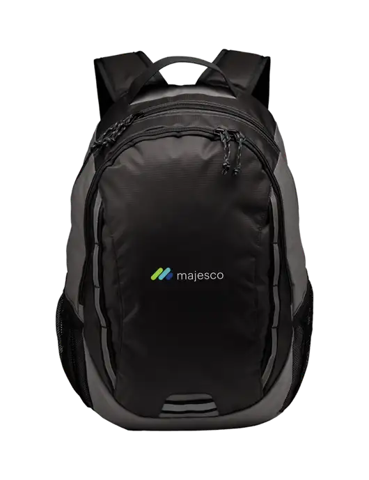 Ridge Charcoal/Dark Charcoal Laptop Backpack w/Majesco Logo