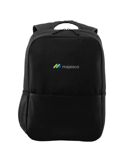 Access Square Laptop Black Backpack w/Majesco Logo
