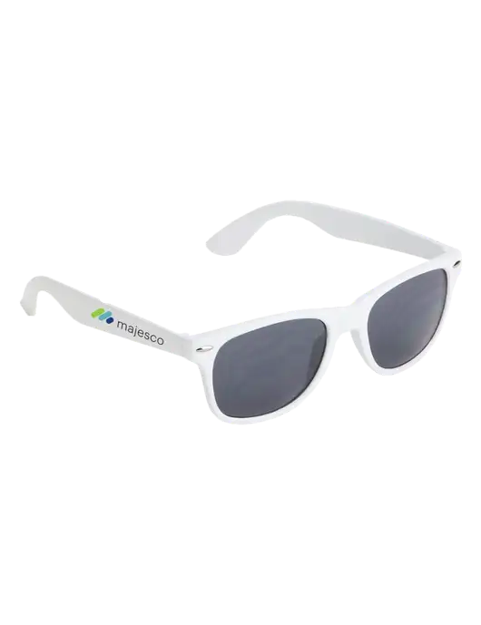 Daytona White Sunglasses w/Majesco Logo