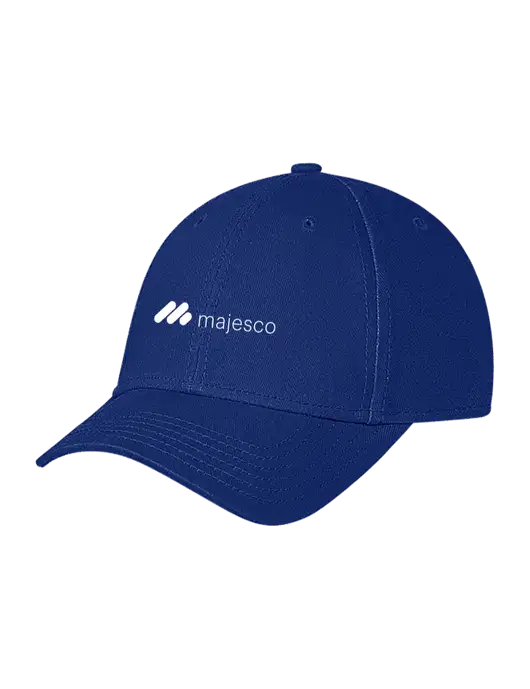 Royal Structured Soft Snap Closure Hook & Loop Cap w/Majesco Logo