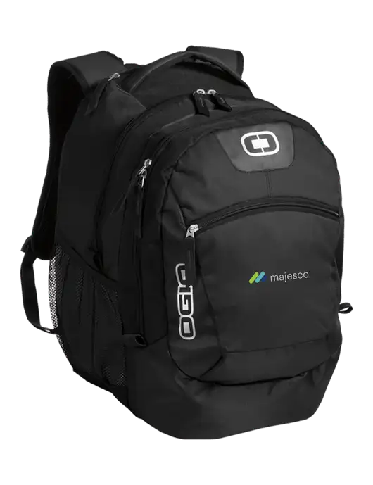 OGIO Black Rogue Pack
 w/Majesco Logo
