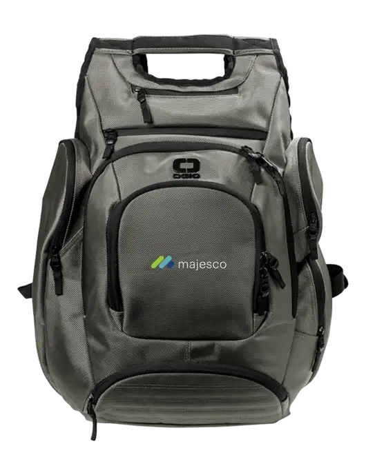 OGIO Medium Grey Metro Ballistic Laptop Backpack w/Majesco Logo