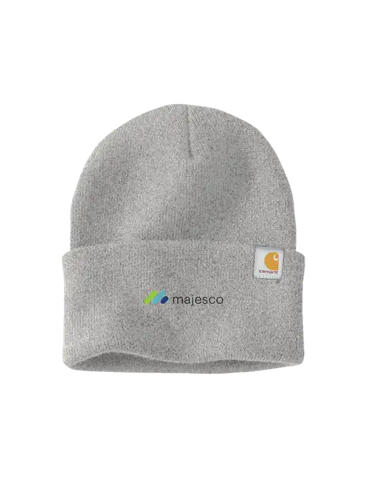 Carhartt Light Grey Heather Watch Cap 2.0 w/Majesco Logo
