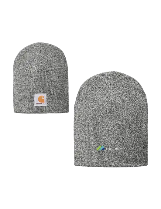 Carhartt Medium Grey Heather Acrylic Knit Hat w/Majesco Logo