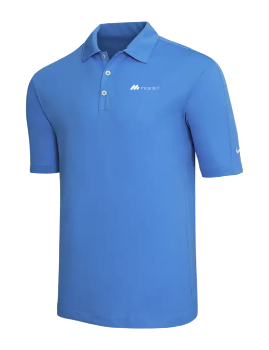 Nike Light Royal Blue Tech Sport Dri-FIT Polo w/Majesco Logo