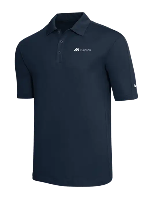Nike Navy Tech Sport Dri-FIT Polo w/Majesco Logo