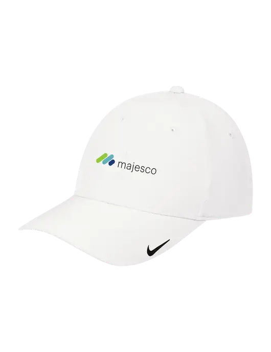 Nike White Dri-FIT Legacy Cap w/Majesco Logo