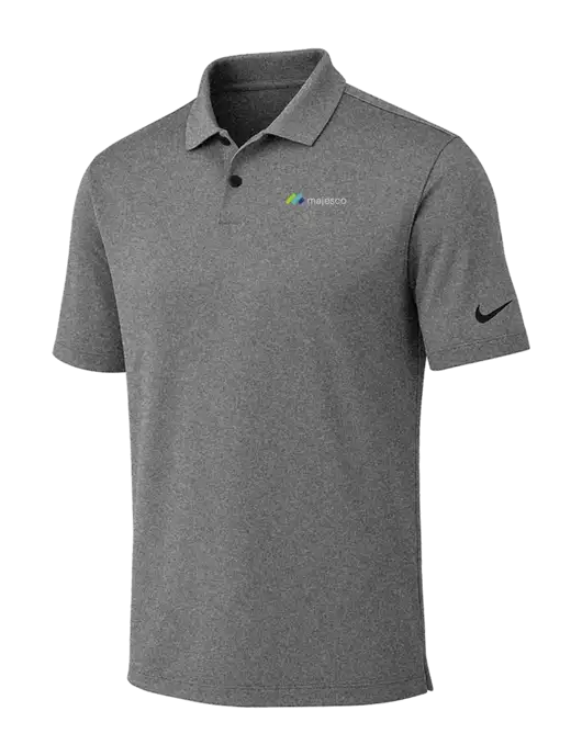 Nike Dark Grey Heather Dri-FIT Vapor Polo w/Majesco Logo