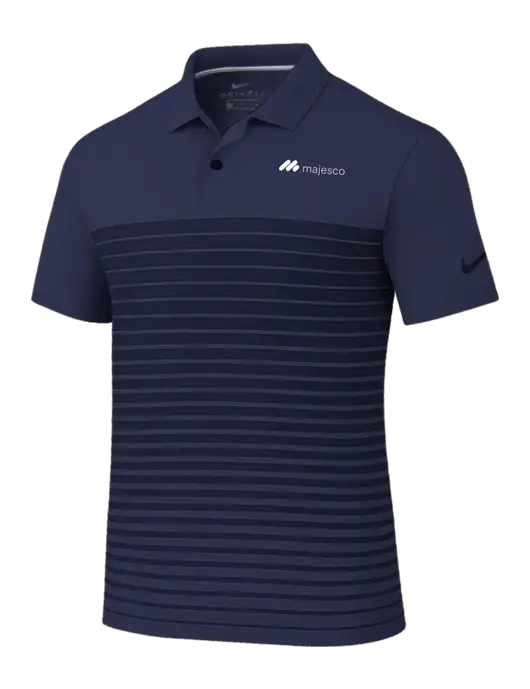 Nike Navy Dri-FIT Vapor Block Polo w/Majesco Logo