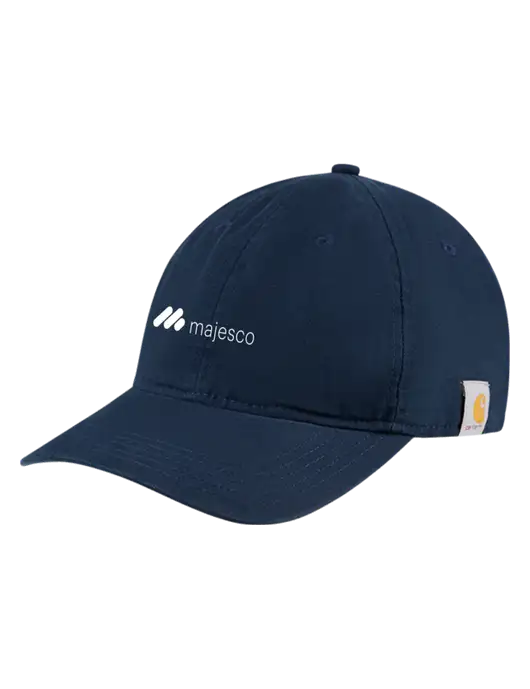 Carhartt Navy Cotton Canvas Cap w/Majesco Logo