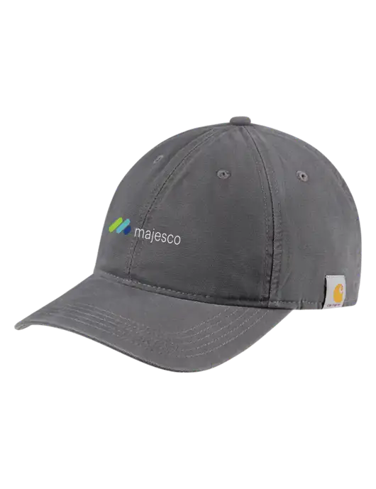 Carhartt Dark Grey Cotton Canvas Cap w/Majesco Logo