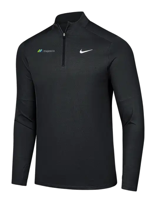 Nike Black Dri-FIT Element 1/2-Zip Pullover w/Majesco Logo