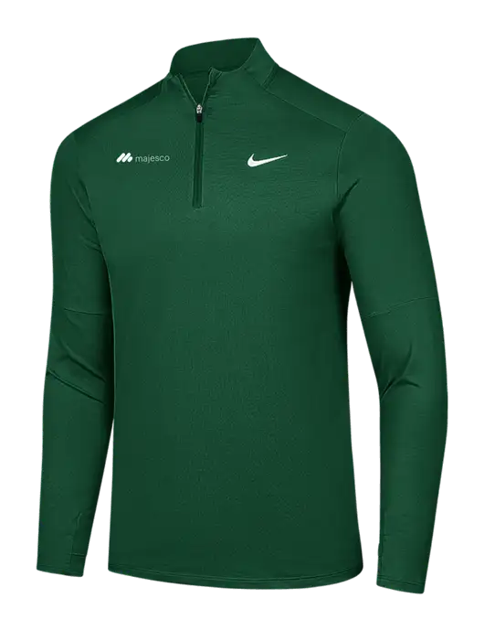 Nike Dark Green Dri-FIT Element 1/2-Zip Pullover w/Majesco Logo