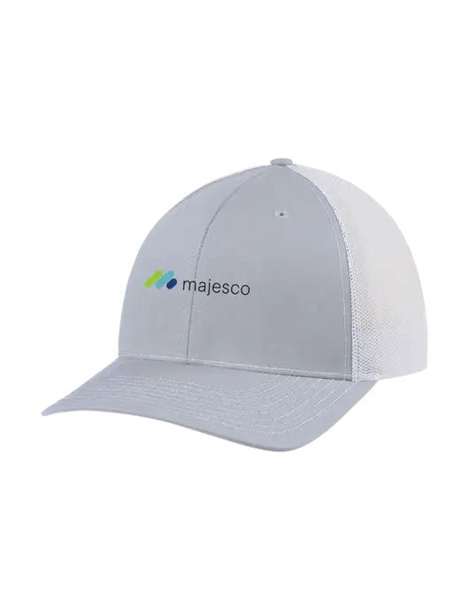 Richardson Adjustable Snapback Original 112 Trucker Cap Light Heather Grey w/White Mesh w/Majesco Logo