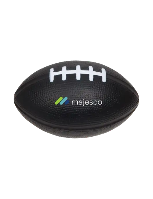 Black Stress Reliever Football w/Majesco Logo