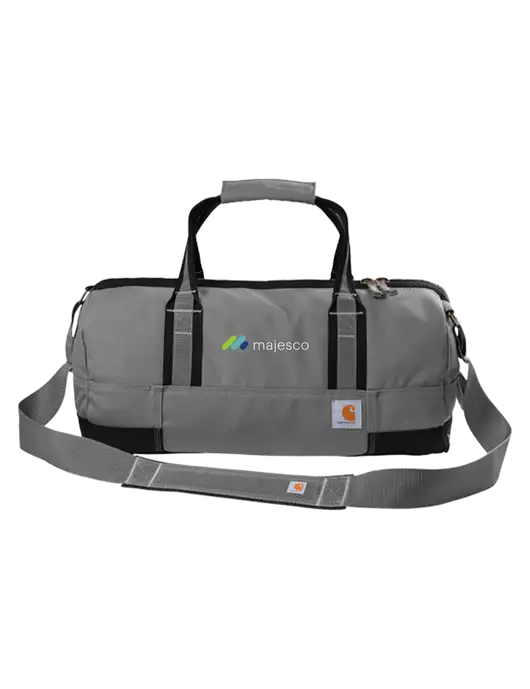 Carhartt Medium Grey Foundry Series 20” Duffel w/Majesco Logo