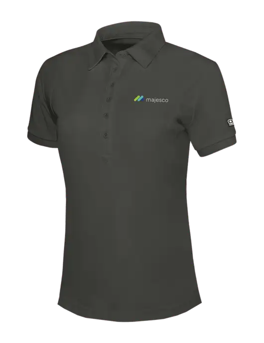 OGIO Womens Dark Grey Jewel Polo w/Majesco Logo