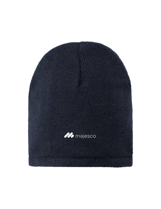 Dark Navy Fleece-Lined Beanie Cap w/Majesco Logo