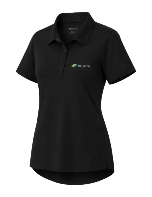 OGIO Womens Envision Black Polo w/Majesco Logo