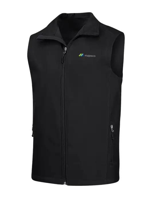 Black Core Soft Shell Vest w/Majesco Logo