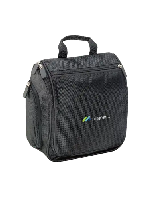 Hanging Black Toiletry Kit w/Majesco Logo